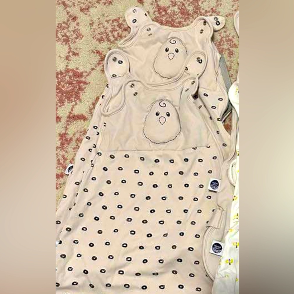 Two nested sleep sacks